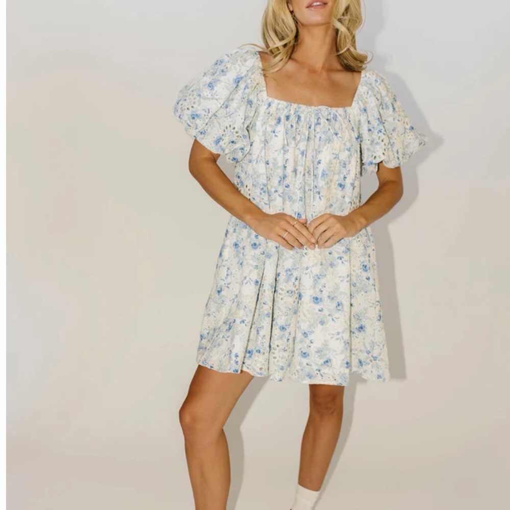 Floral Puff Sleeve Dress